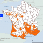 Communes exposées aux feux de forêts