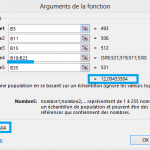 Calcul de l&rsquo;Ecart-Type sur Excel