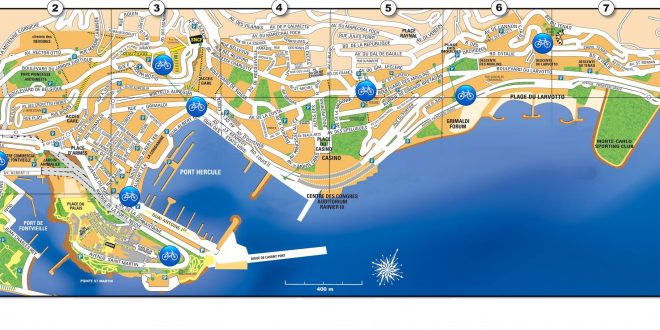Carte de Monaco - Plan de Monaco - Cartes et plans (routière, sites