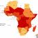 Carte taux de naissance en Afrique