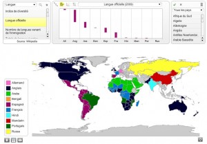 Carte interactive du monde
