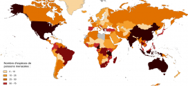 Nombre d'espèces de poissons menacées en 2011