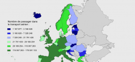 Nombre de passager dans le transport aérien en Europe