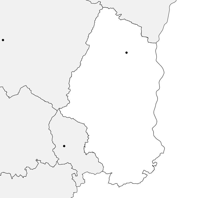 Carte vierge du Haut-Rhin Carte vierge du Haut-Rhin