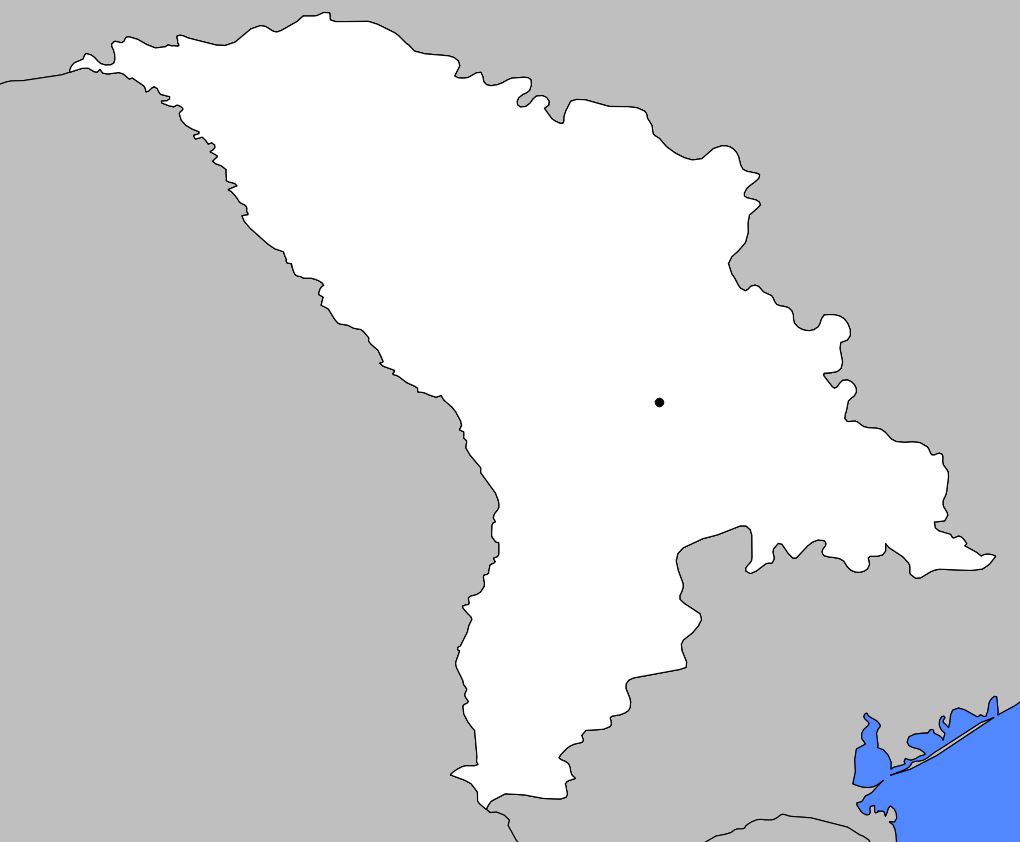 Carte vierge de la Moldavie