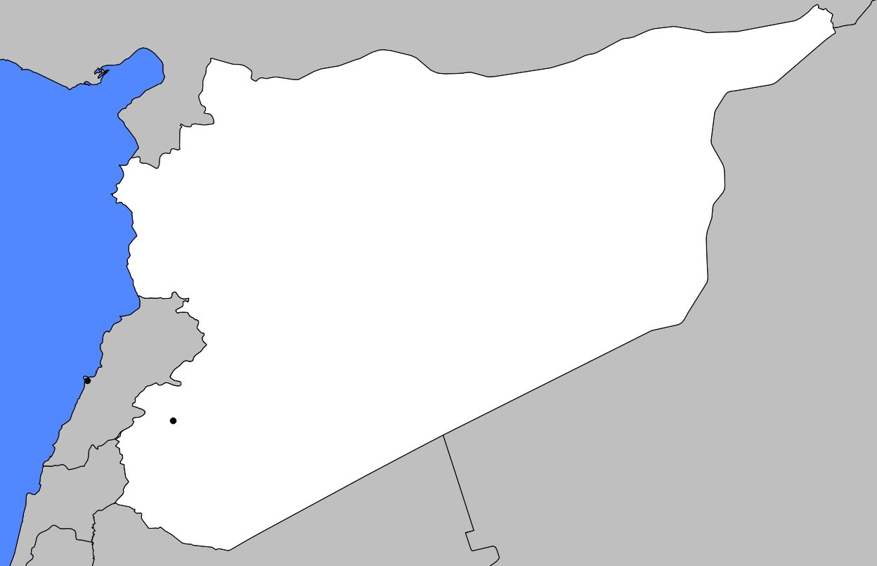 Carte De La Syrie Différentes Cartes Du Pays Se Trouvant