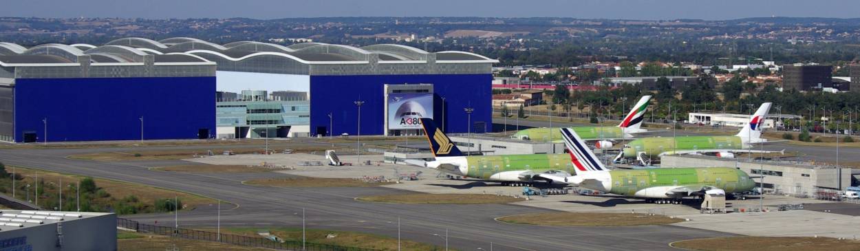 Site Airbus à Toulouse