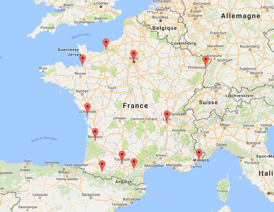 Villes Les Plus Visitées De France Cartes Des Villes Plus