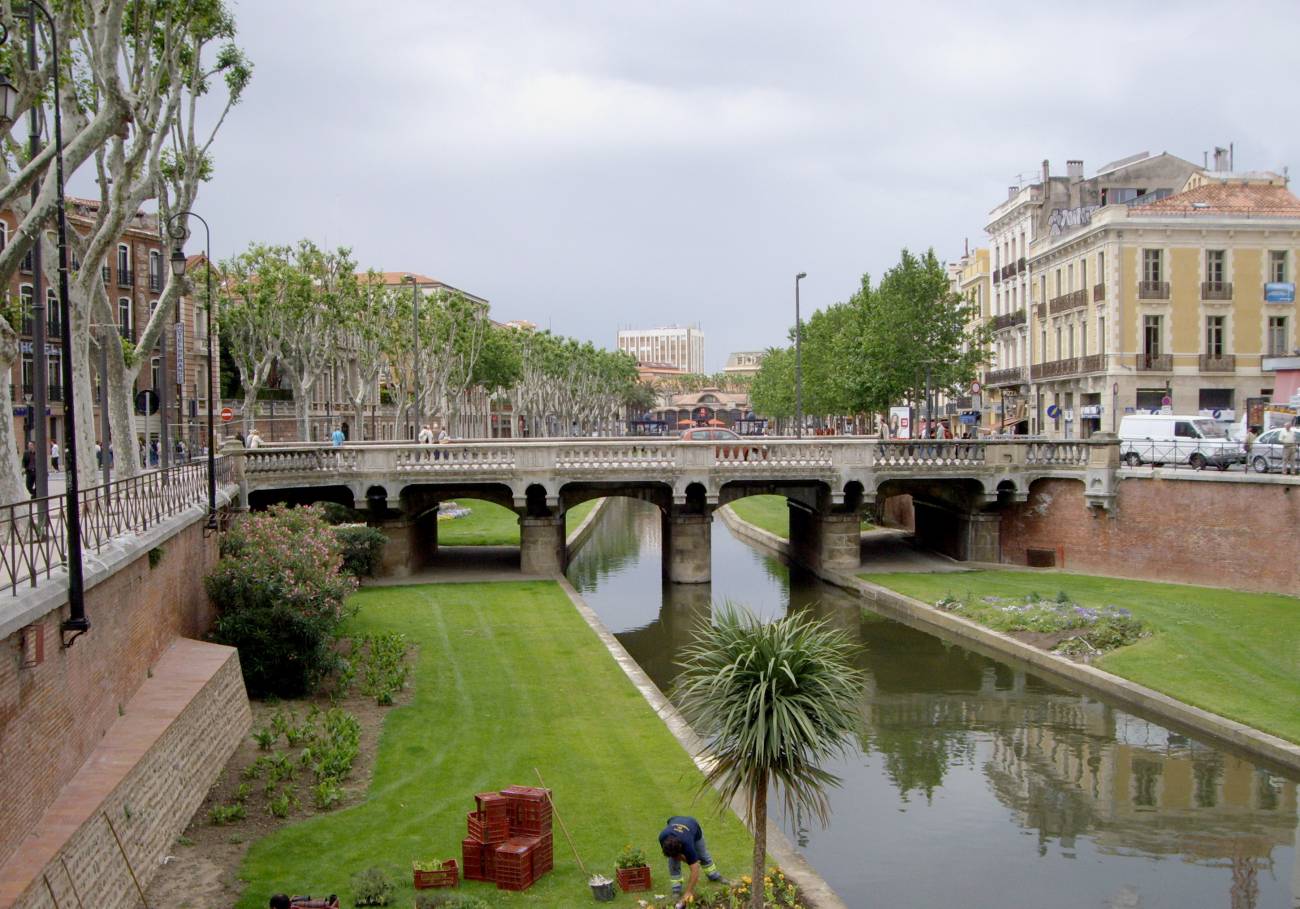 Visiter Perpignan - Quai de la Basse Visiter Perpignan - Quai de la Basse