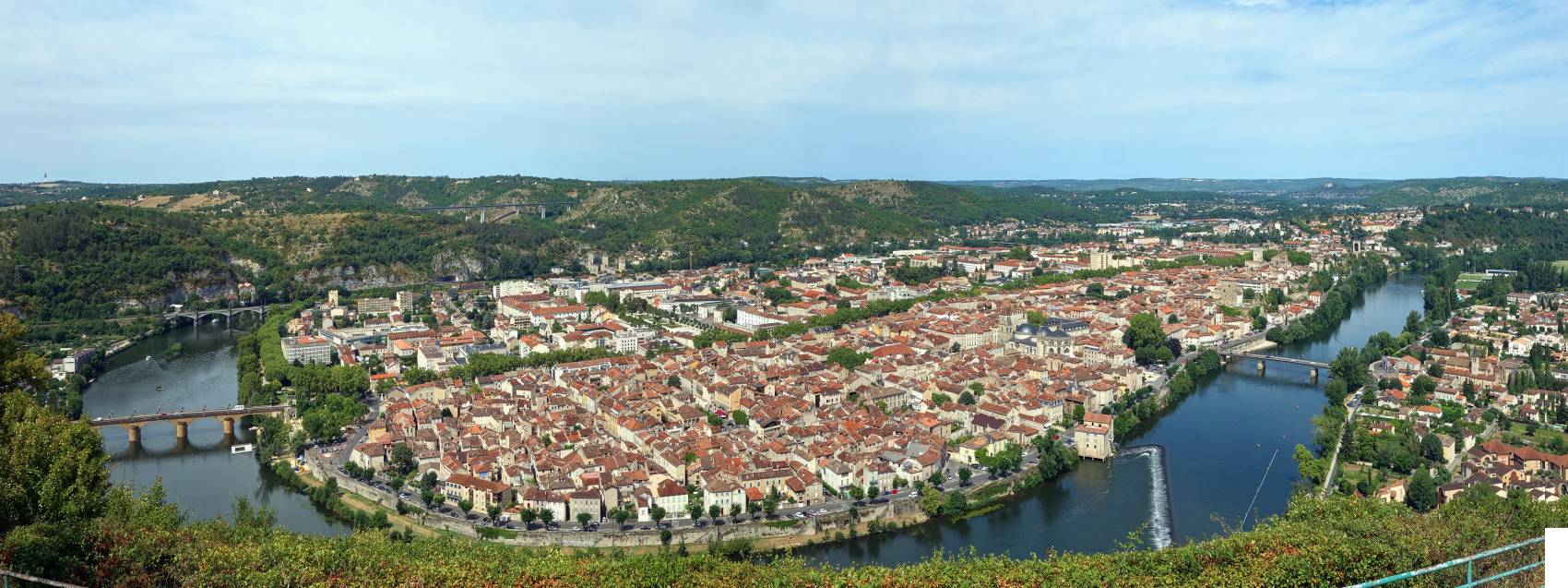 Vue sur Cahors Vue sur Cahors