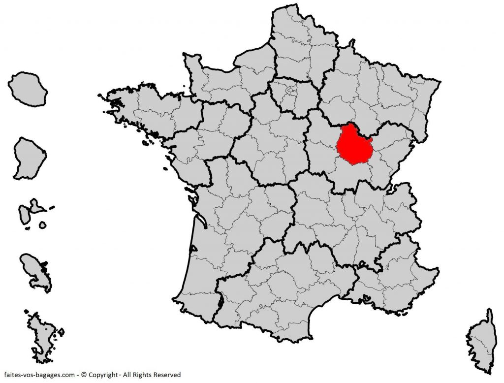 Carte de la Côted'Or Côted'Or carte des villes, communes, relief