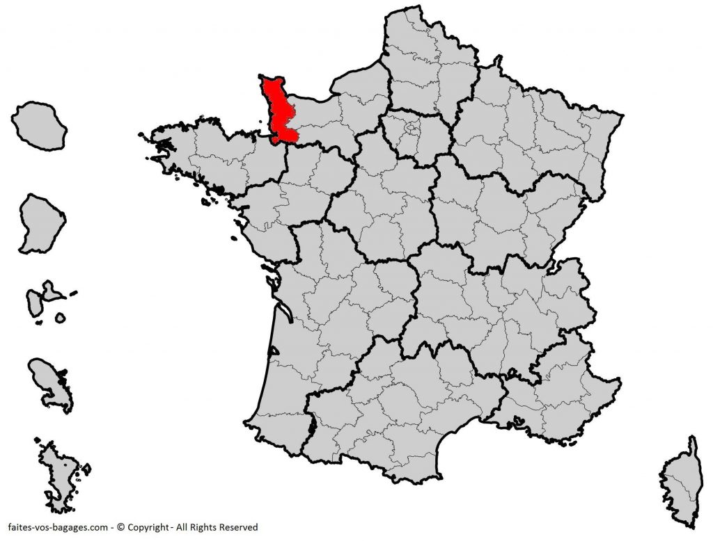Carte de la Manche Manche carte des villes, communes, politique...