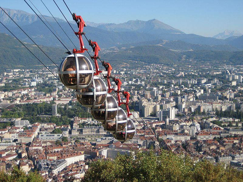 Visiter Grenoble - Téléphérique de la Bastille Visiter Grenoble - Téléphérique de la Bastille