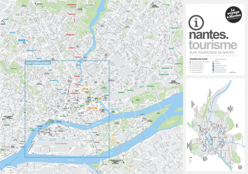 Carte de Nantes Carte de Nantes