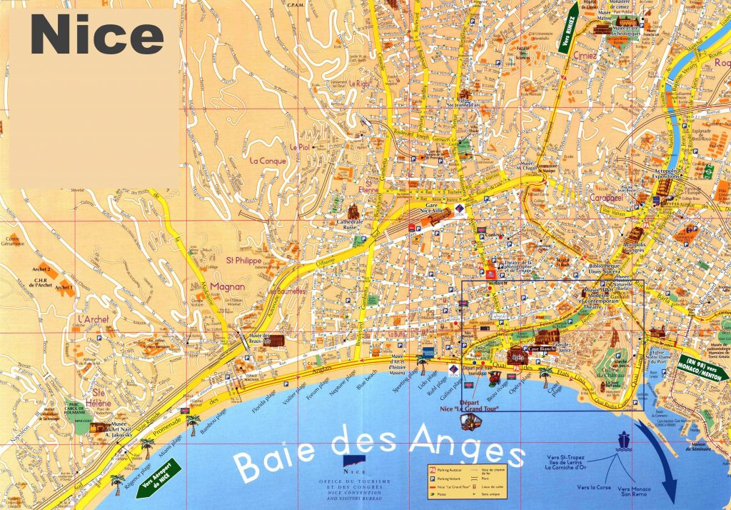 Carte de Nice Carte de Nice