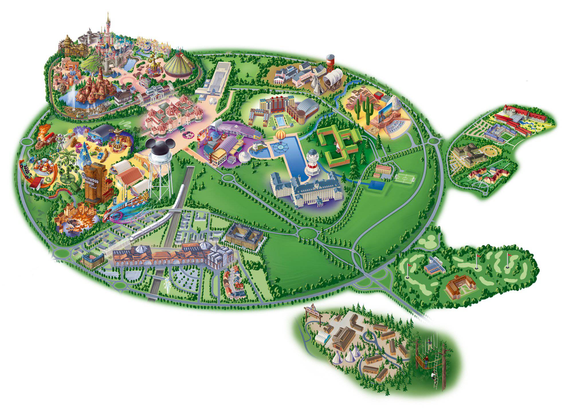 Carte Disneyland Paris Carte Disneyland Paris