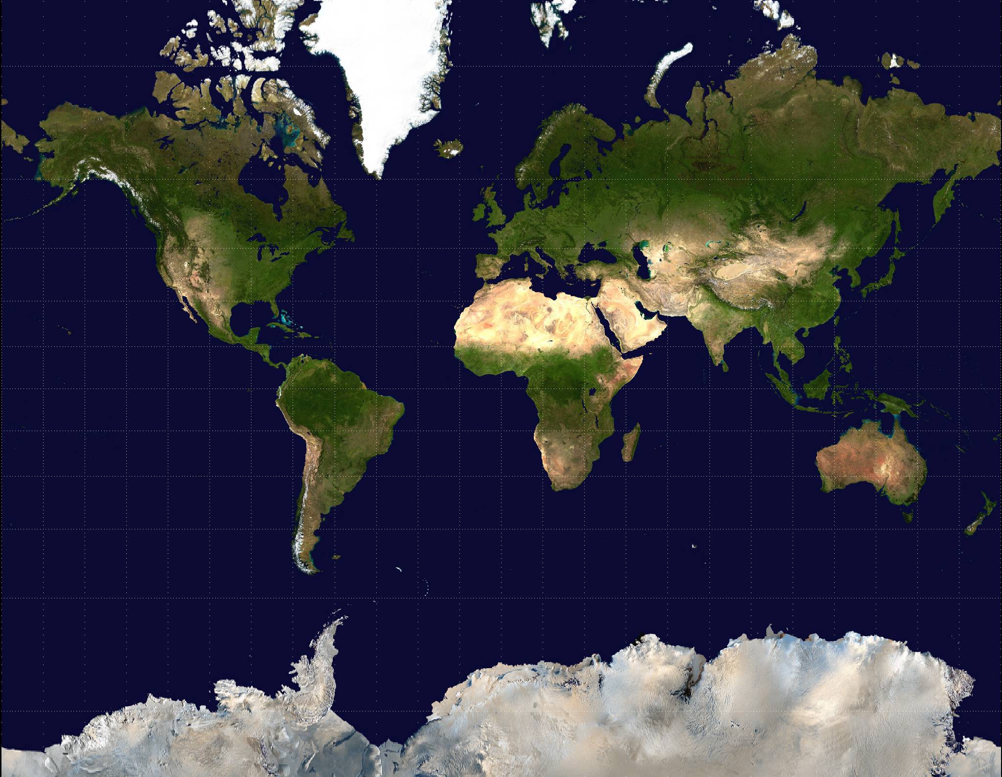 Carte du monde - Présentation du monde sous forme de cartograhie