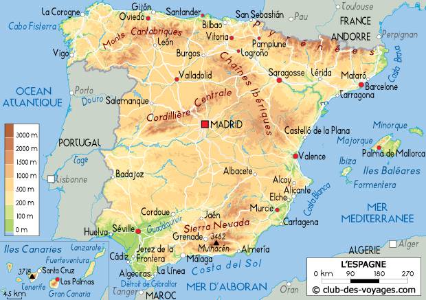 oviedo carte espagne • Voyages - Cartes