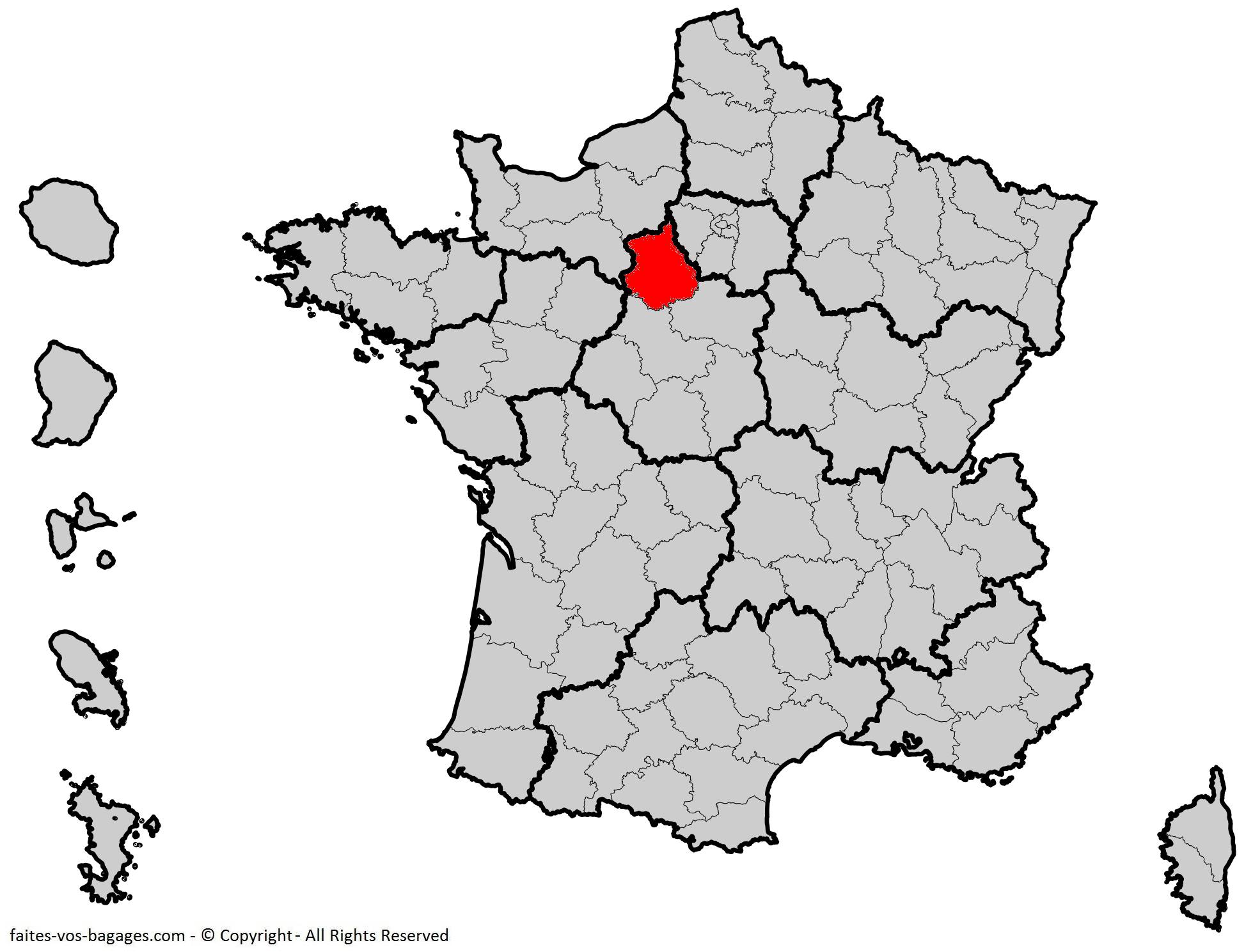 Où se trouve l'Eure-et-Loir ? Département 28
