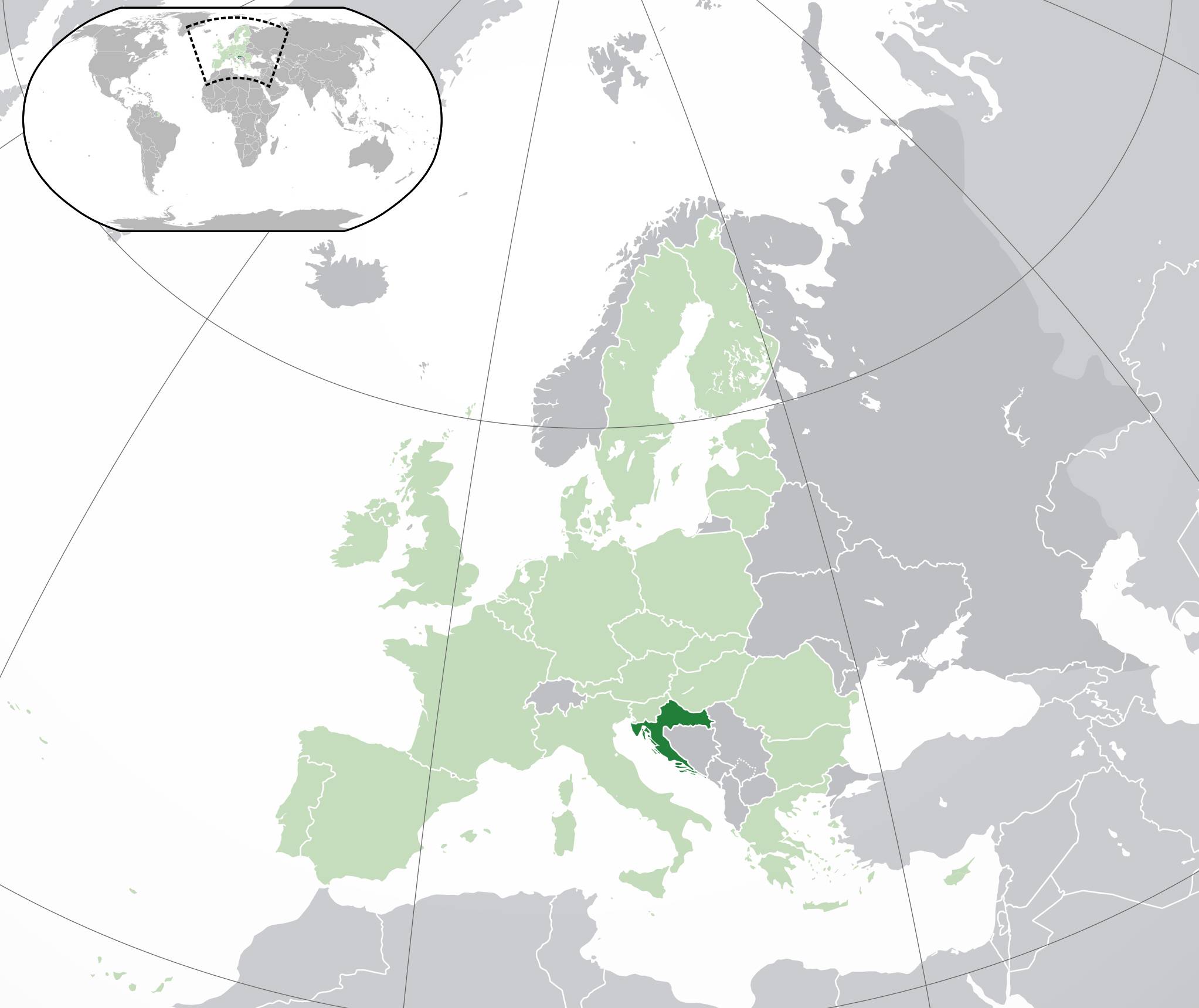 Où se trouve la Croatie - Carte Où se trouve la Croatie - Carte
