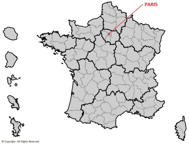 Où se trouve Paris sur une carte de France ? Où se trouve Paris sur une carte de France ?
