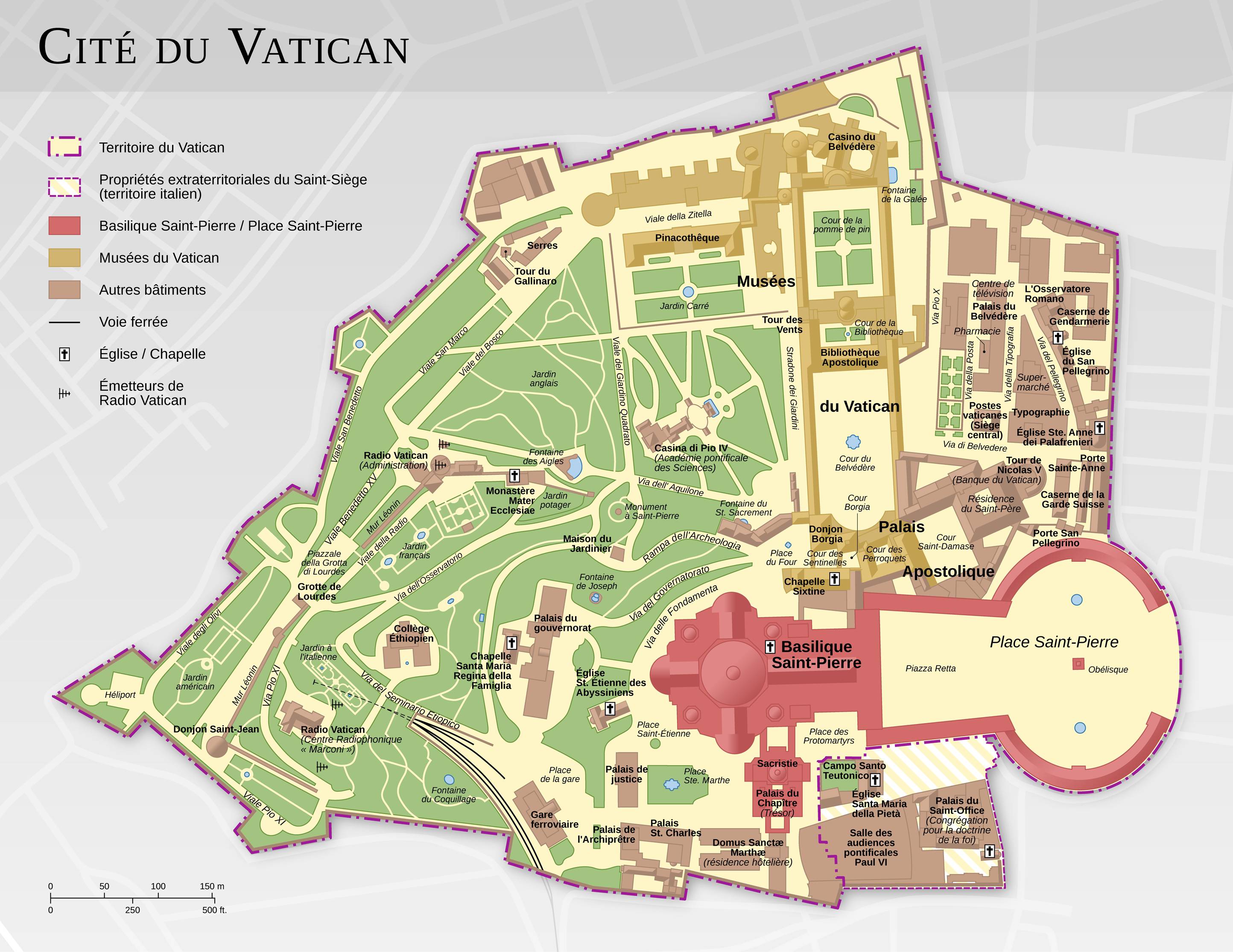 Plan du Vatican Plan du Vatican
