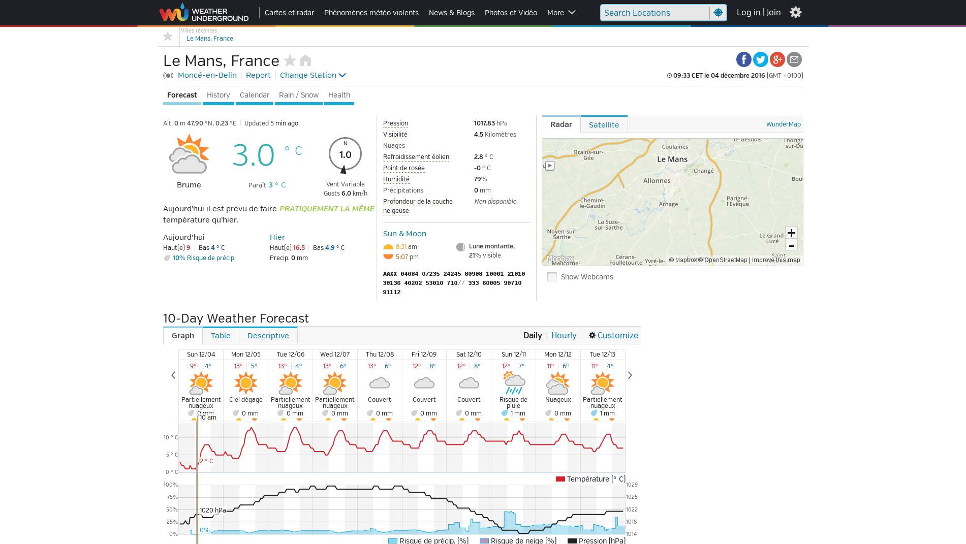 Meilleurs sites de météo - Les sites internet et applications mobile météo