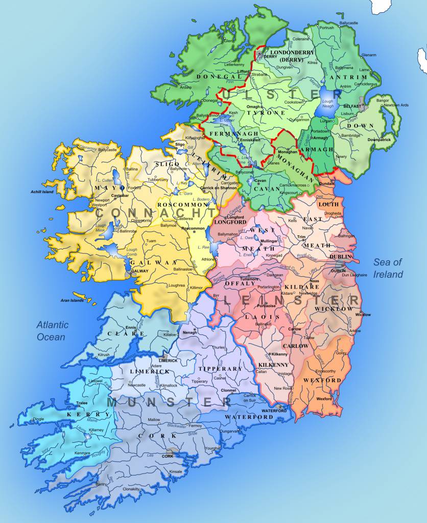 irlande carte - Image