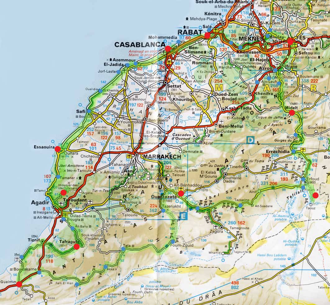 maroc-sud-carte-geographique