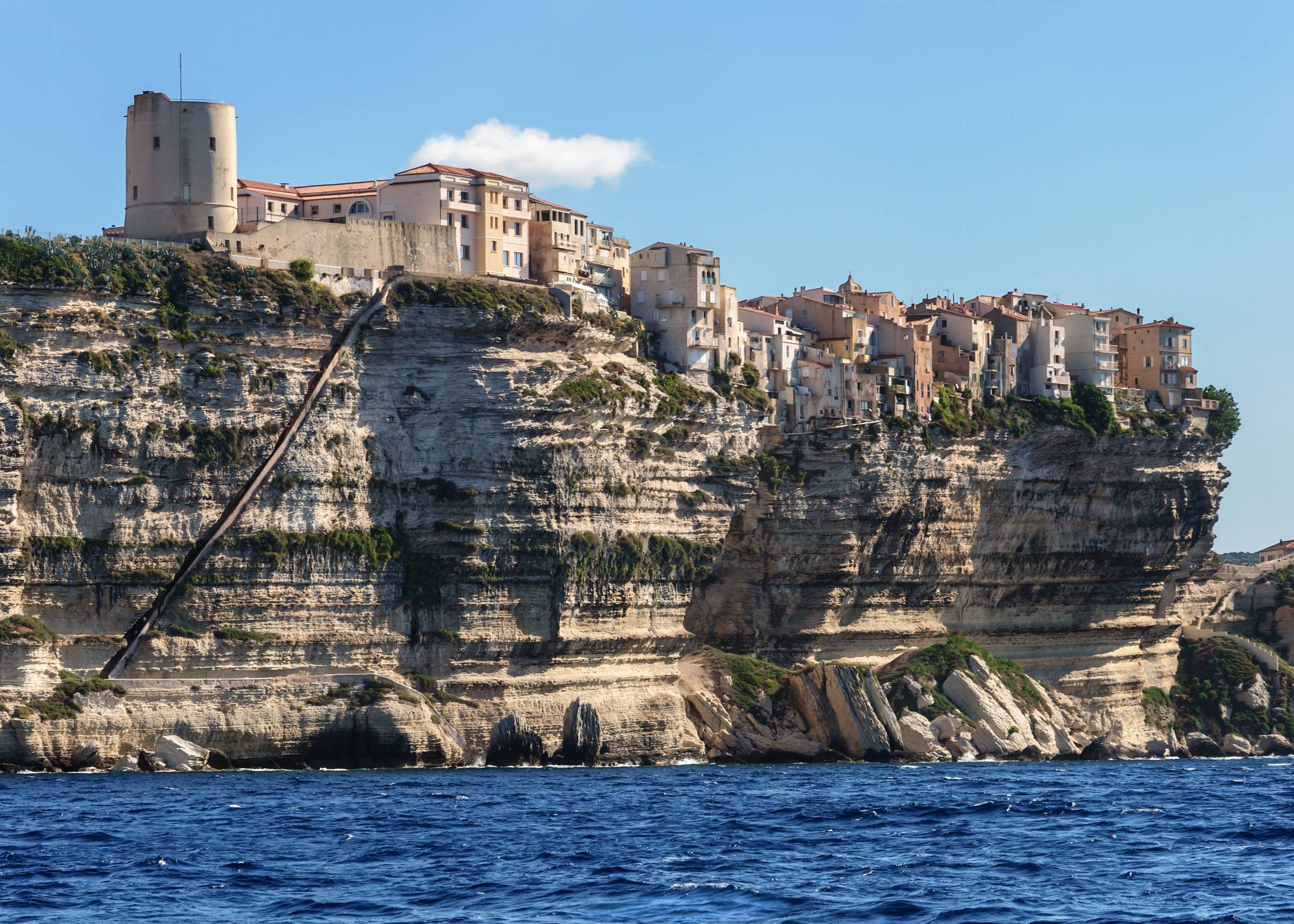 Les falaises de Bonifacio Les falaises de Bonifacio