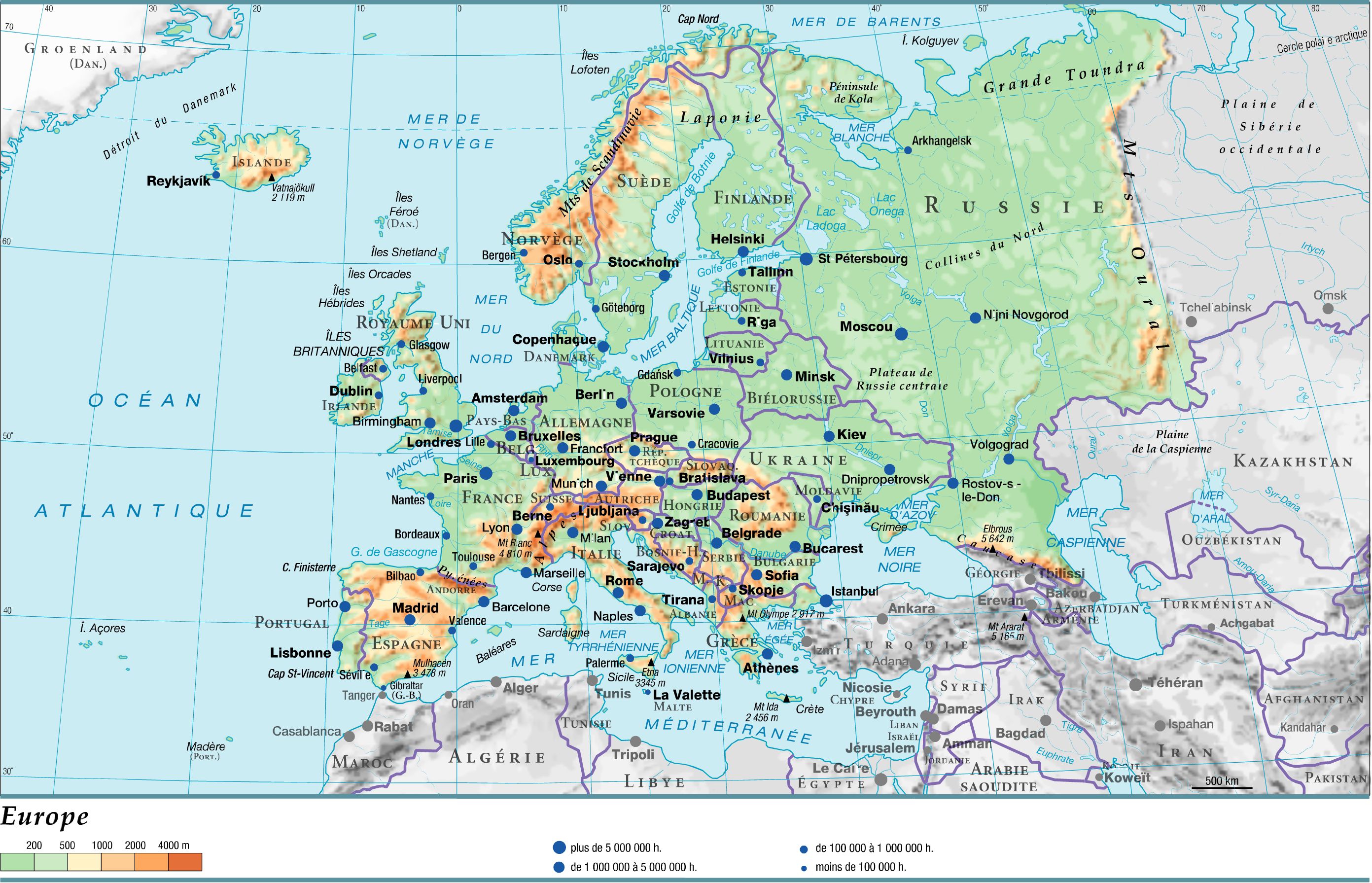 Carte De L Europe Europakarte TJET Carte De L Europe Europakarte TJET