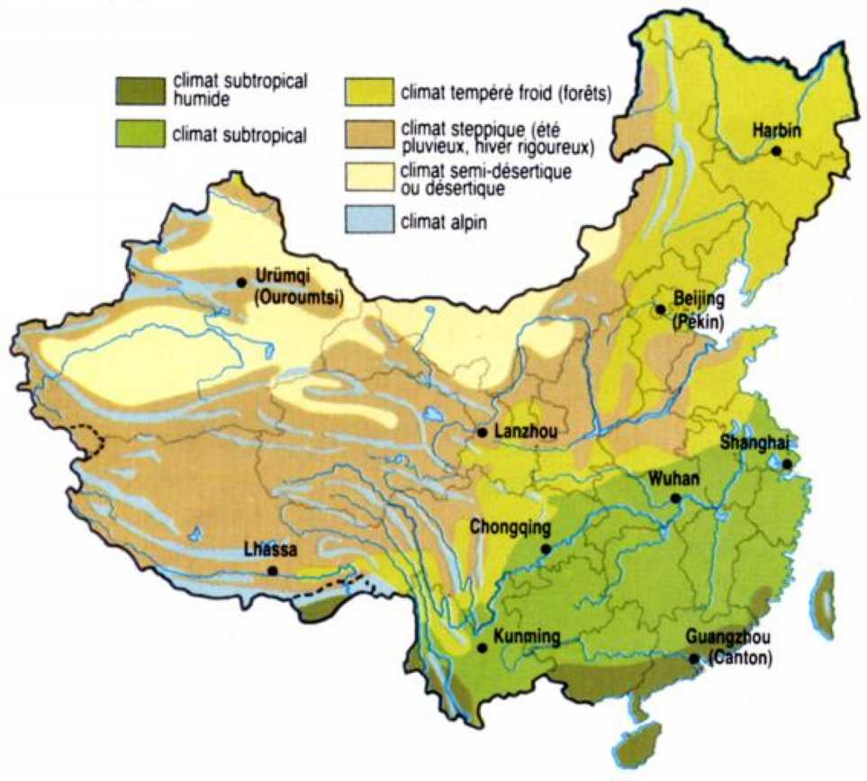 Climat en chine en septembre