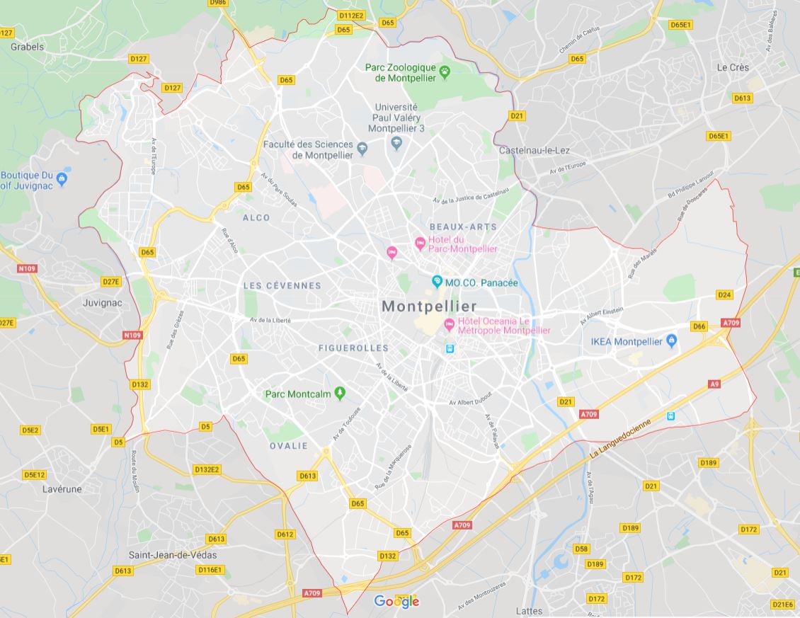 montpellier carte