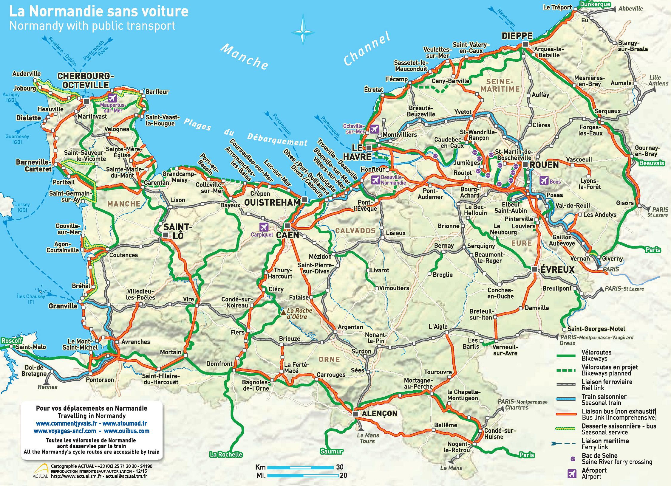 Carte De Normandie