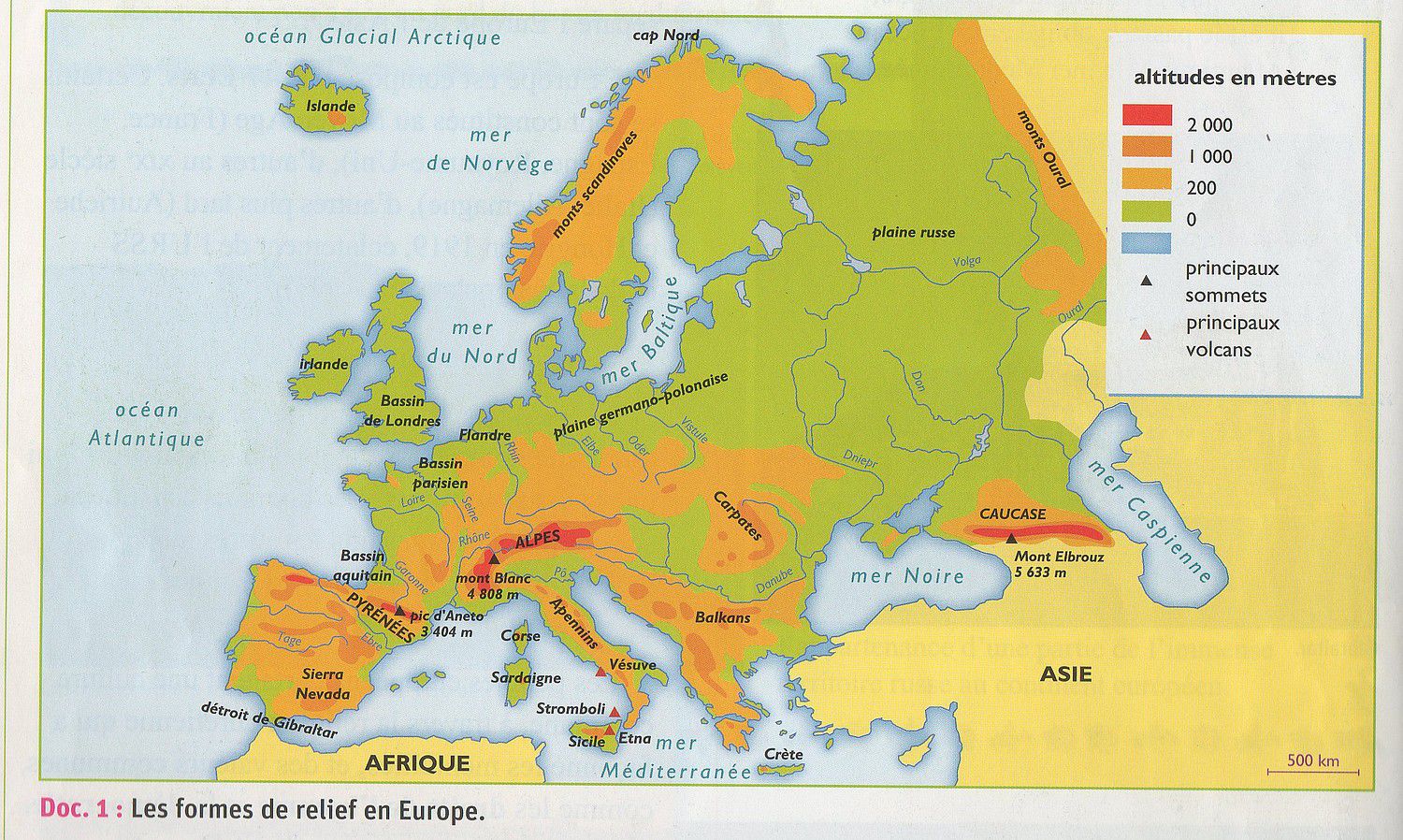 carte de l’europe | Le BLOG de Monsieur Mathieu