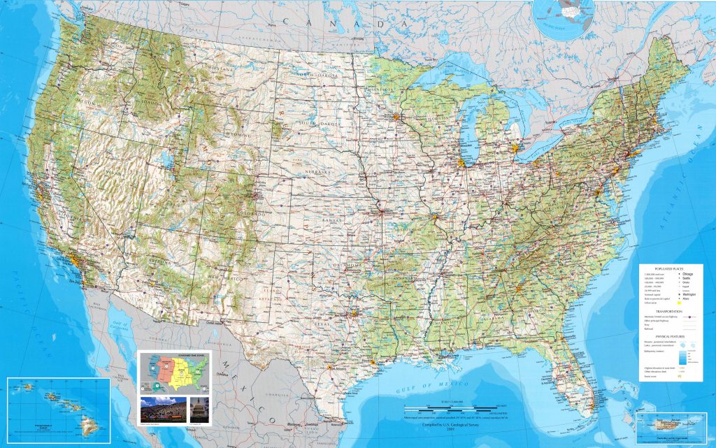 Carte routière des USA (Etats-Unis) Carte routière des USA (Etats-Unis)