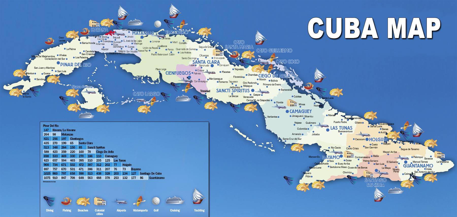 carte de cuba - Image