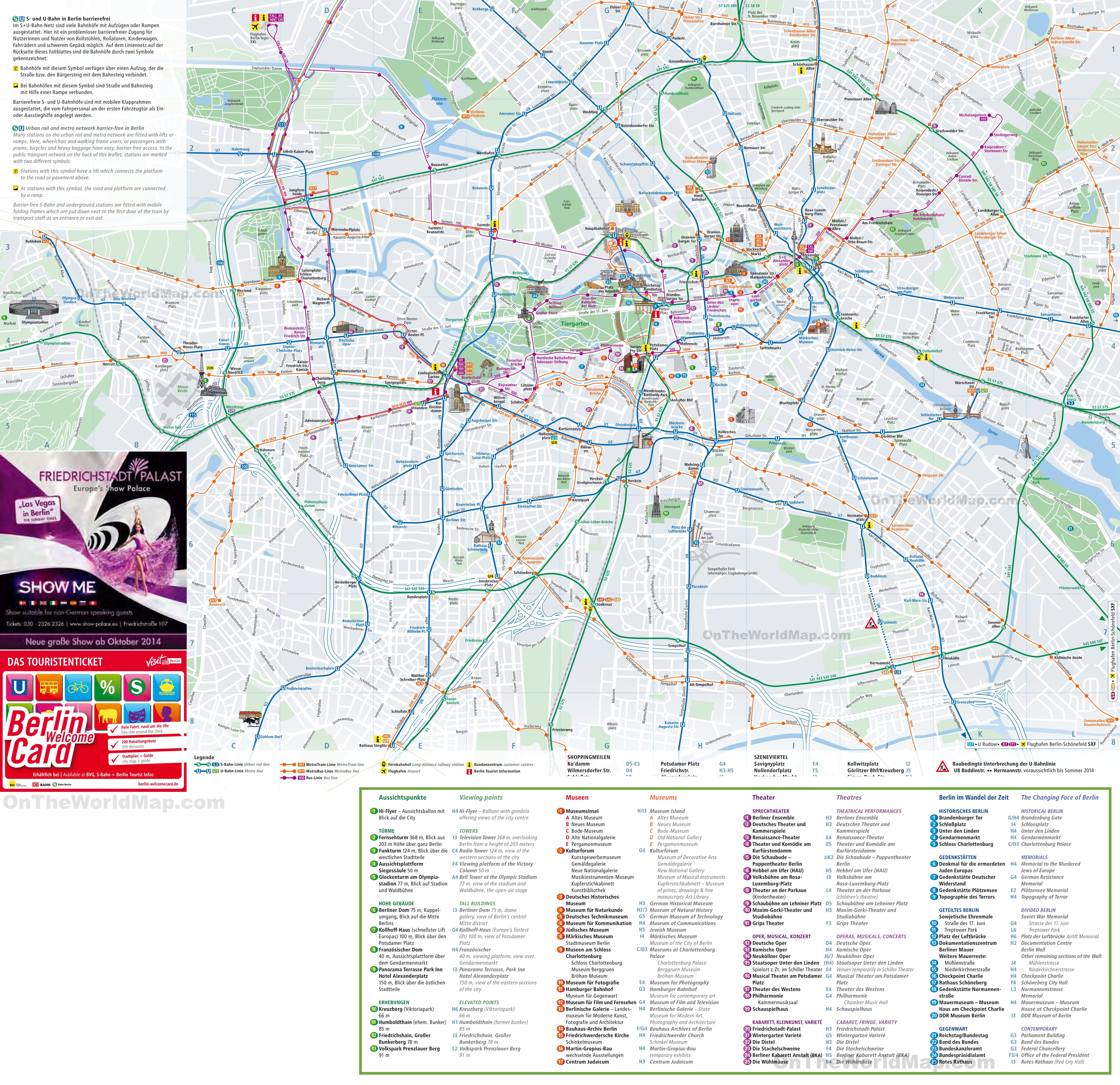 Liste des sites touristiques de Berlin Liste des sites touristiques de Berlin