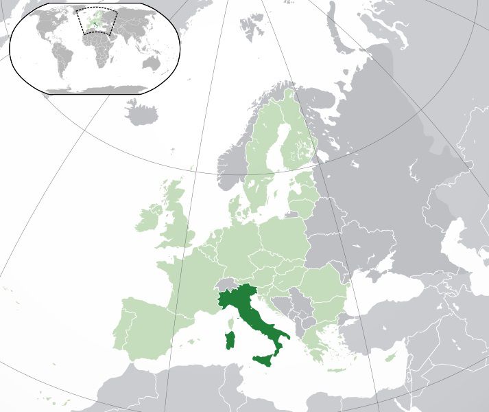 Où se trouve l'Italie sur une carte ? Où se trouve l'Italie sur une carte ?