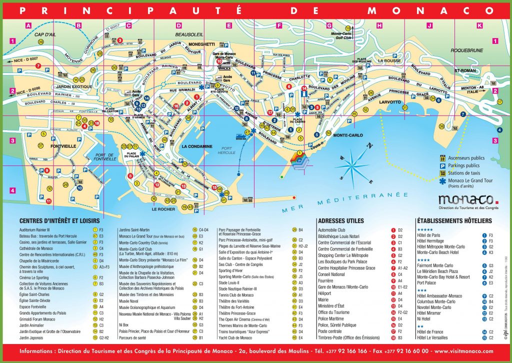 Plan de Monaco Plan de Monaco