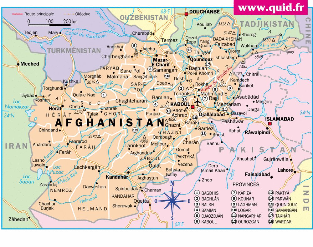 afghanistan-carte