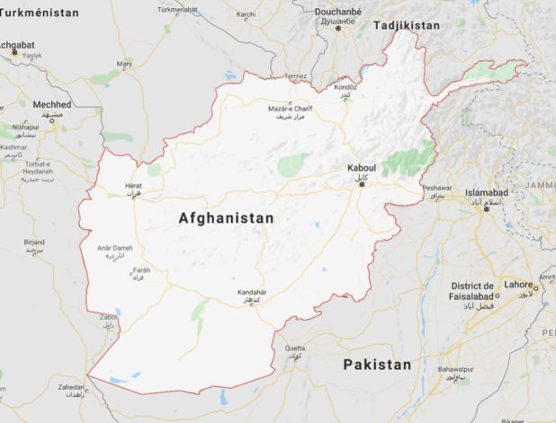 Afghanistan carte