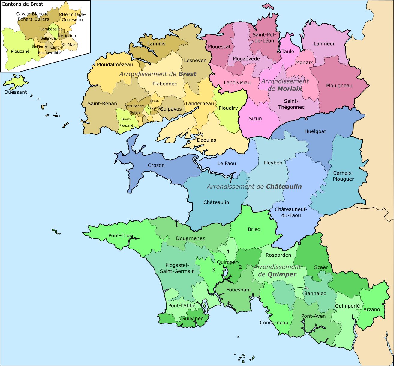 carte du finistere