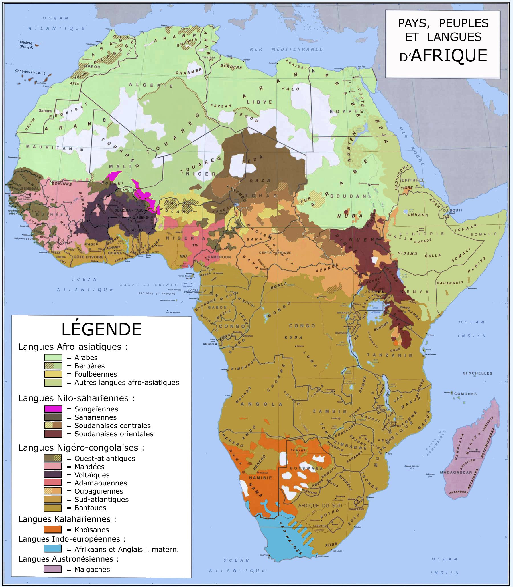 Liste des pays d'Afrique - Vikidia