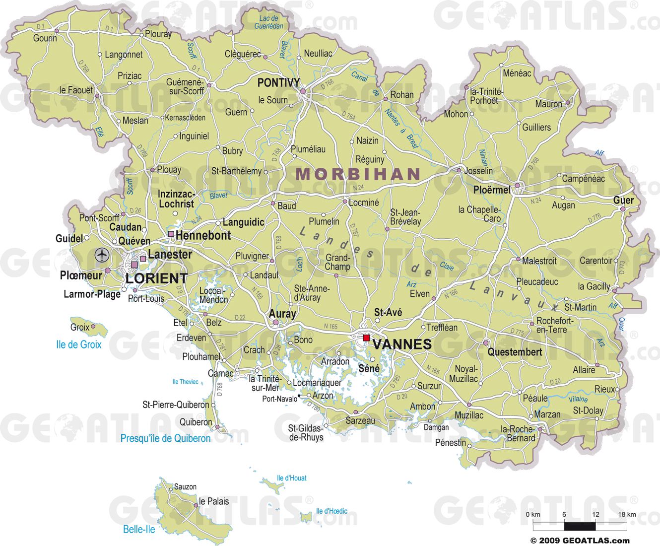 morbihan-carte