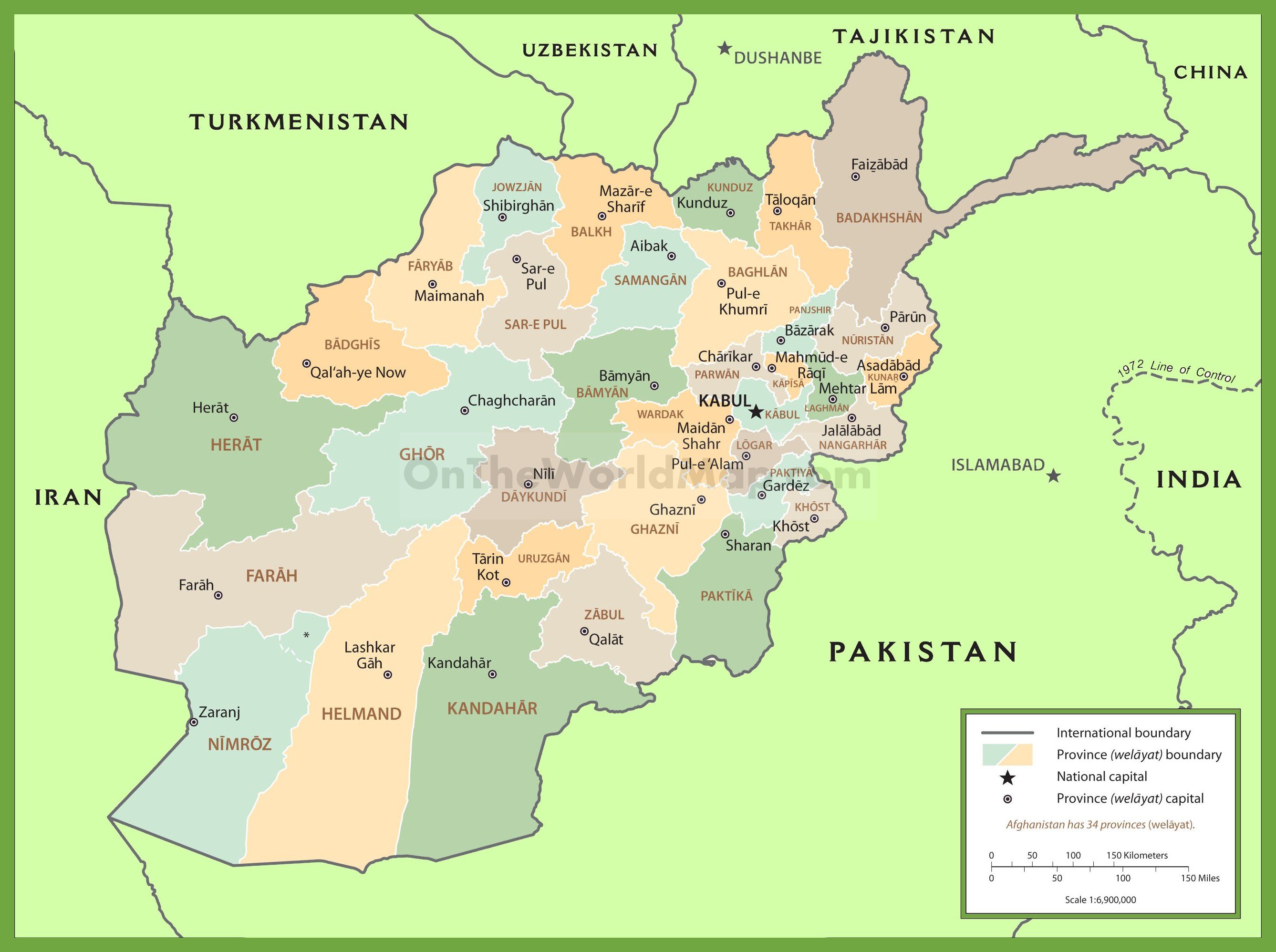 afghanistan-carte