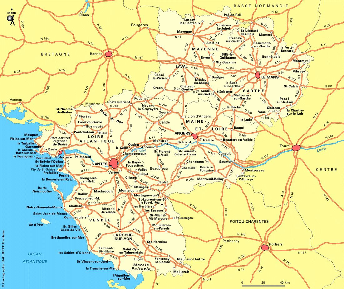 Carte Du Avec Les Villes Carte Du Avec Les Villes