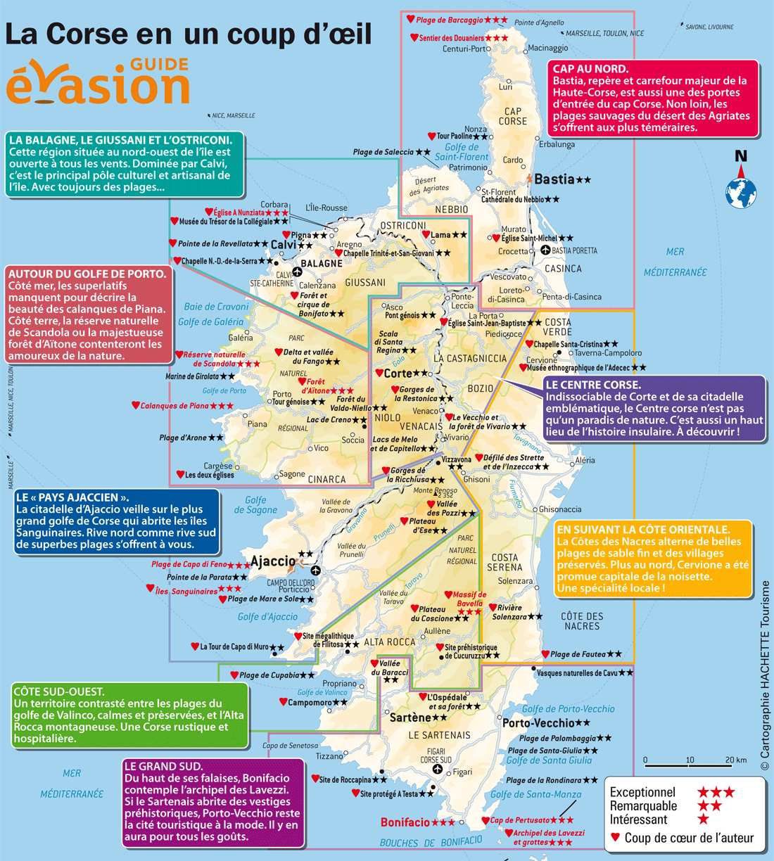 Carte De La Corse Corse Cartes Des Villes Reliefs Sites Touristisques
