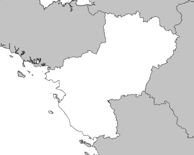 Carte des Pays de la Loire - Pays de la Loire carte des villes, relief