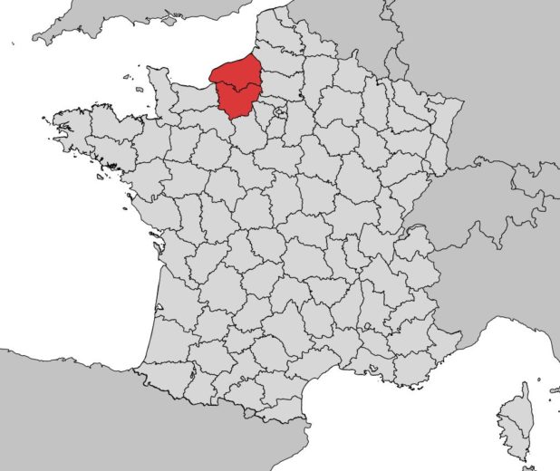 Où se trouve de la Haute Normandie